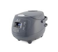 Yum Asia Panda Mini Rice Cooker with Ninja Ceramic Bowl and Advanced Fuzzy Logic (3.5 Cups, 0.63 Litres) 4 Rice Functions, 4 Multicooker Functions, 220-240V (Cobalt Grey)