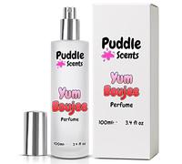 Yum Boujee Perfume Spray - 100ml Parfum in Frosted White Glass Bottle - Fruity Scent - Branded Gift Box - Vegan Friendly - Puddle of Wax - Made in the UK
