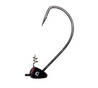 Yum Lures Pumpkin Ed Jig Hook 5/0 (Black, 3/8-Ounce) (YPEJ3851)