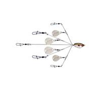 Yum Lures Yumbrella Flash Mob Junior Ultralight Colorado Blade Multi-Lure Rig, One Size