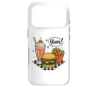 Yum Retro Diner Burger Milkshake Fries 50s Case for iPhone 17 Pro
