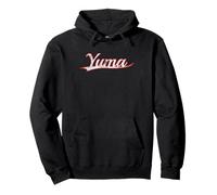 Yuma Arizona Sun Belt Vintage Varsity Distressed Throwback Pullover Hoodie