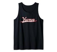 Yuma Arizona Sun Belt Vintage Varsity Distressed Throwback Tank Top