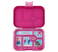 yumbox Original Leakproof Kids Bento Lunch Box, 5 Compartments + Dip Well, Easy-Open Latch, Portion Control, Removable Illustrated Tray, Ages 3-7 (Malibu Purple (Mermaid Tray))