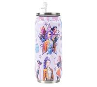 yumcute 500ml K pop Water Bottle, Insulated Travel Mug, Leakproof Stainless Steel Water Bottle with Straw for School,Camping,Travel,Party, Kids Aldult