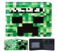 yumcute Boys Wallet, Bifold RFID Blocking PU Leather Slim Wallet with Zip Coin Pocket Credit Card Currency Slots ID Window Compact Travel Wallet for Children