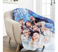 yumcute St-ray Kids Blanket, Multipurpose Flannel Blanket, Super Soft Stray Flannel Throw for Lounging Travel Outdoor Activities Bed Sofa Office Knee Pad, 70cm*100cm