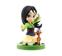 YuMe Disney Princess Mulan 3" Mini Figure Collectable in Hero Window Box | Officially Licensed Merchandise | Enchanted Toy Gift for Kids, Adults & Movie Fans | Get All 4 Classic Series Figures