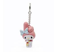 YuMe Hello Kitty & Friends Keychain - My Melody | Pocket Hero Window Series Accessories for Kids Age 4+ | Metal Keyring & Rubber Doll Figure | Collectable Sanrio Gift | Get all 6 Cute Characters
