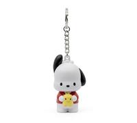 YuMe Hello Kitty & Friends Keychain - Pochacco | Pocket Hero Window Series Accessories for Kids Age 4+ | Metal Keyring & Rubber Doll Figure | Collectable Sanrio Gift | Get all 6 Cute Characters