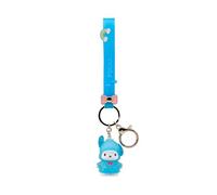 YuMe Hello Kitty & Friends Keychain & Strap - Pochacco | Raincoat Series Accessories for Kids Age 4+ | Rubber Keyring with Clip & Doll Figure | Collectable Sanrio Gift | Get all 5 Cute Characters