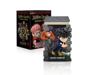 YuMe Jujutsu Kaisen Mystery Capsule Blind Box Collectable | Mini Figure with Accessories | Licensed Crunchyroll Merchandise | Surprise Toy Gift for Kids, Adults & Manga Fans | Collect All 8 Characters