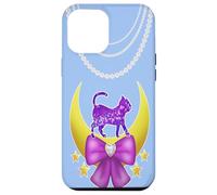 Yume Kawaii Moon and Cat Pastel and Goth Baby Case for iPhone 12 Pro Max