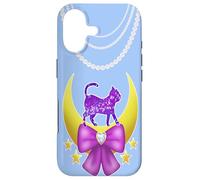 Yume Kawaii Moon and Cat Pastel and Goth Baby Case for iPhone 17