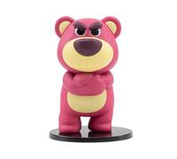 YuMe Lots-o'-Huggin' Bear Angry Lotso 3.15" Toy Story Figure Collectable in Hero Window Box | Licensed Disney Pixar Merchandise | Toys Gift for Kids, Adults & Movie Fans | Get All 6 Teddy Figures