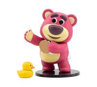YuMe Lots-o'-Huggin' Bear Shower Time 3.2" Toy Story Figure Collectable in Hero Window Box | Licensed Lotso Disney Pixar Merchandise | Toys Gift for Kids, Adults & Movie Fans | Get All 6 Teddy Figures