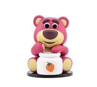 YuMe Lots-o'-Huggin' Bear Snack Time 2.8" Toy Story Figure Collectable in Hero Window Box | Licensed Lotso Disney Pixar Merchandise | Toys Gift for Kids, Adults & Movie Fans | Get All 6 Teddy Figures