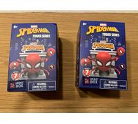 YuMe Marvel Spider-Man Collectible Figure Tower Series Disney (2 Sealed Figures)