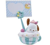 Yume Sanrio Pochacco Party Time Memo Stand - Cute Sanrio Desk Clip with Cappuccino Design | Anime Gifts for Girls & Sanrio Collectors