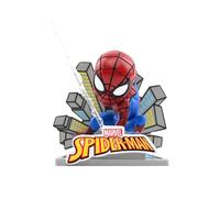YuMe Spider-Man Peter Parker 2.6" Mini Figure Collectable in Hero Window Box | Officially Licensed Marvel Merchandise | Toy Gift for Kids, Adults & Movie Fans | Collect All 4 Attack Series Figures