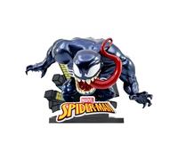 YuMe Spider-Man Venom 2.8" Mini Figure Collectable in Hero Window Box | Officially Licensed Marvel Merchandise | Toy Gift for Kids, Adults & Movie Fans | Collect All 4 Attack Series Figures