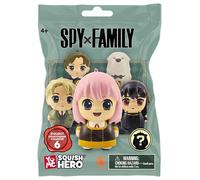 YuMe Spy x Family Foam 3" Mini Figure Collectable | Squish Hero Surprise Blind Bag | Officially Licensed Manga Merchandise | Japanese Toy Gift for Kids, Adults & Fans | Collect All 6 Characters