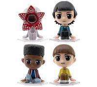 YuMe Stranger Things Blind Bag/Box Figurines, Bobbleheads & Squishme's - (Bobble Hero Blind Box - 4 Pack Set 2)