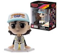 YuMe Stranger Things Bobble Head - Dustin Henderson 3.5" Mini Figure Collectable in Hero Window Box | Officially Licensed Netflix Merchandise | Toy Gift for Kids, Adults & Fans | Collect all 8 Figures