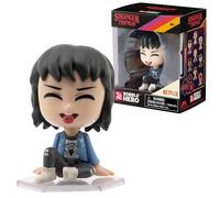 YuMe Stranger Things Bobble Head - Eddie Munson 3.5" Mini Figure Collectable in Hero Window Box | Officially Licensed Netflix Merchandise | Toy Gift for Kids, Adults & Series Fans | Get all 8 Figures