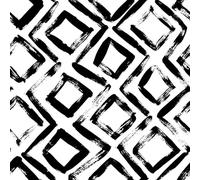 Yumeihoe Modern Rectangle Pattern Wallpaper Black White Removable Contact Paper Vinyl Geometric Peel and Stick Wallpaper for Bedroom Living Room Bathroom