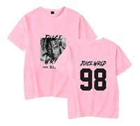 Yumenam Unisex Summer T-Shirt Short Sleeve 'Coming My Mind...' Printed Tee Shirts Tops for Men Women Teen Pink
