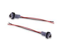 Yumfugu 2 PCS T15 Harness Pigtail Socket, T10 T13 T15 Car Light Bulb Wire Wiring Harness Socket Connector, for Bulbs Turn Signal Lights Brake Lights Replacement Cable Harness Connector (Grey)