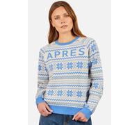 Yumi Après Intarsia Jumper In Baby Blue Baby Blue