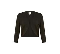Yumi Black Knitted Curved Bolero 12-14 Black