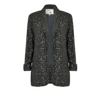 Yumi Black Sequin Blazer With Pockets 16 Black