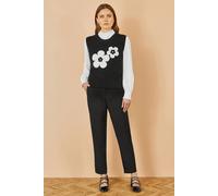 Yumi Black Tailored Cigarette Trouser Black 16