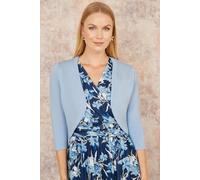Yumi Blue Knitted Bolero Blue XL