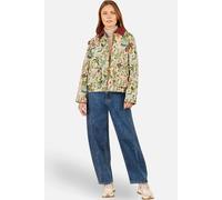 Yumi Women's Botanical Woven Bomber Jacket | Size: 8