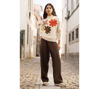 Yumi Brown Wide Leg Trousers Brown 16