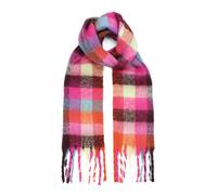 Yumi Colour Block Super Fluffy Scarf Multi