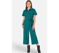 Yumi Women's Cord Relaxed Jumpsuit in Teal | Size: 16 Yumi Teal 16
