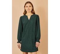 Yumi Green Cord Tunic With Ruched Sleeve Green 16