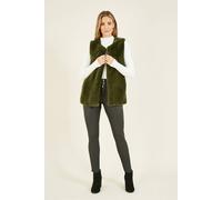 Yumi Green Faux Fur 'cretia' Gilet Green 12
