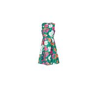 Yumi Women's Green Floral 'Karina' Skater Dress | Size: 8 Yumi Green 8