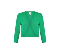 Yumi Green Knitted Curved Bolero