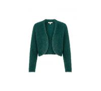 Yumi Green Metallic Fluffy Eyelash Bolero (UK, Alpha, S, Regular, Regular, Green)