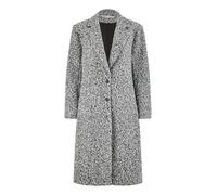 Yumi Grey Boucle Long Line Coat 16 Grey
