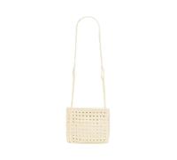 Yumi Handmade Crochet Shoulder Bag (White, One)