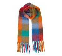 Yumi Rainbow Check Soft Scarf One Size Multi