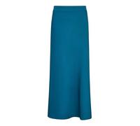 Yumi Teal Satin Midi Skirt 16 Teal